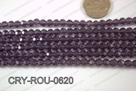 Angelic Crystal Round Faceted 6mm CRY-ROU-0620