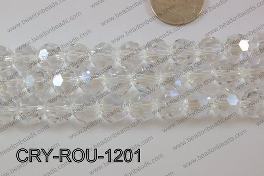 Angelic Crystal Round Faceted 32cut 12mm CRY-ROU-1201
