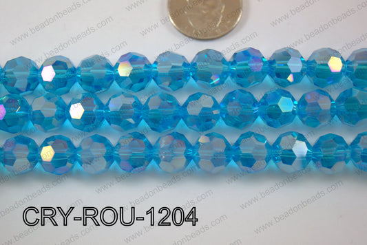 Angelic Crystal Round Faceted 32cut 12mm CRY-ROU-1204