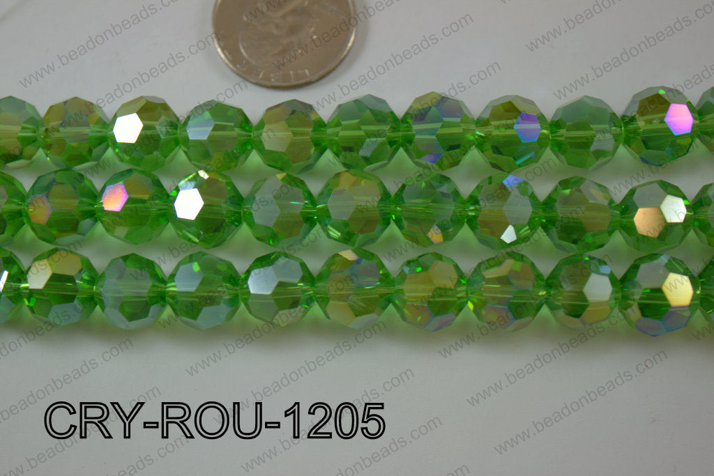 Angelic Crystal Round Faceted 32cut 12mm CRY-ROU-1205