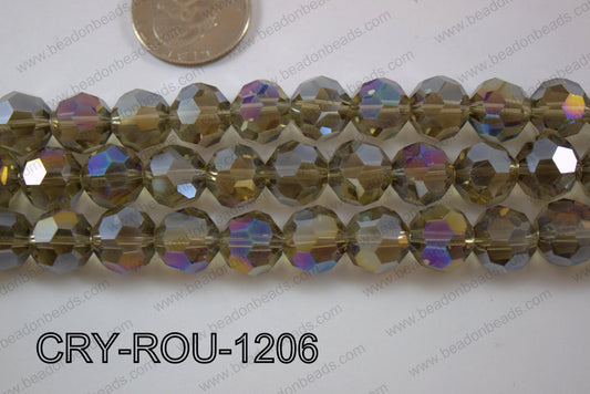 Angelic Crystal Round Faceted 32cut 12mm CRY-ROU-1206