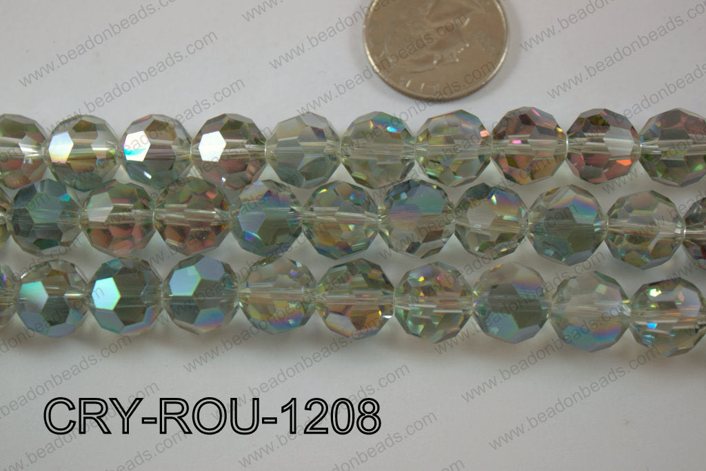 Angelic Crystal Round Faceted 32cut 12mm CRY-ROU-1208