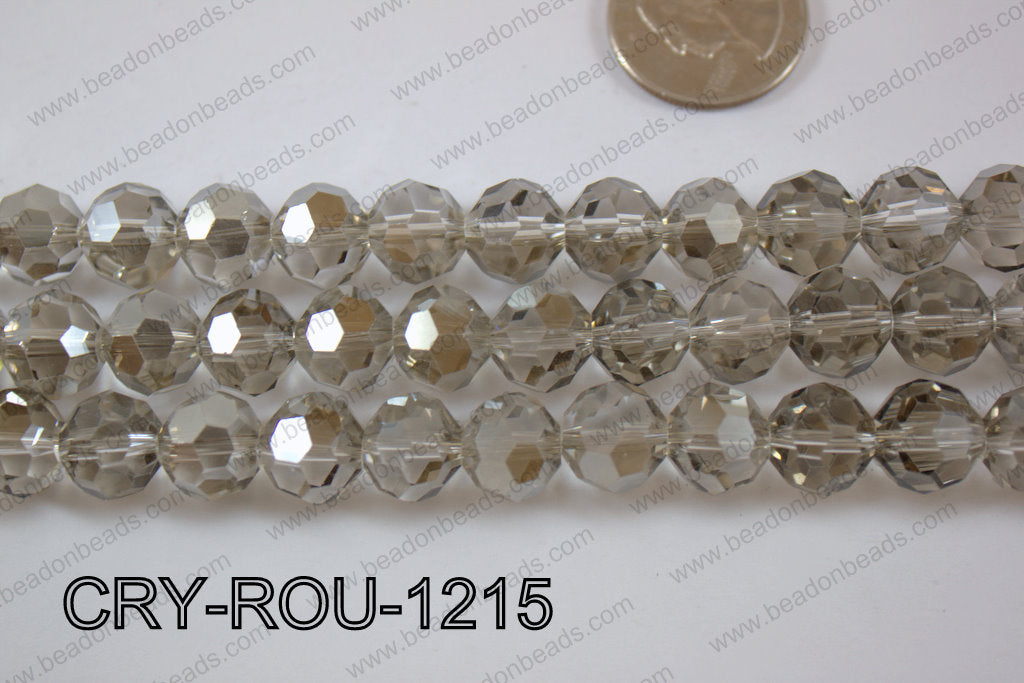 Angelic Crystal Round Faceted 32cut 12mm CRY-ROU-1215