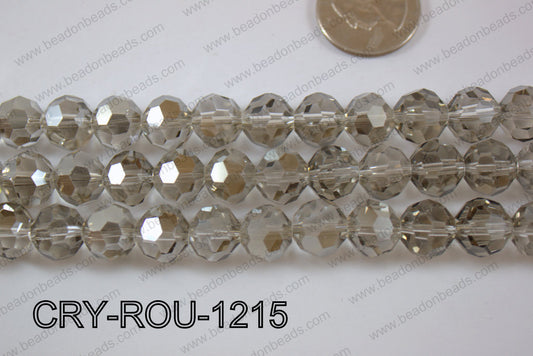 Angelic Crystal Round Faceted 32cut 12mm CRY-ROU-1215