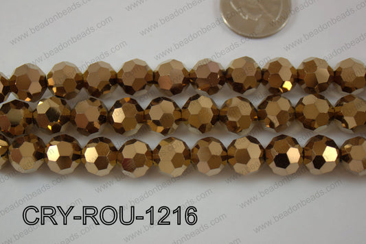 Angelic Crystal Round Faceted 32cut 12mm CRY-ROU-1216