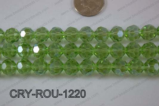 Angelic Crystal Round Faceted 32cut 12mm CRY-ROU-1220