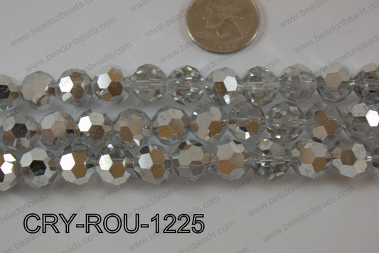 Angelic Crystal Round Faceted 32cut 12mm CRY-ROU-1225