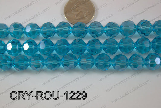 Angelic Crystal Round Faceted 32cut 12mm CRY-ROU-1229