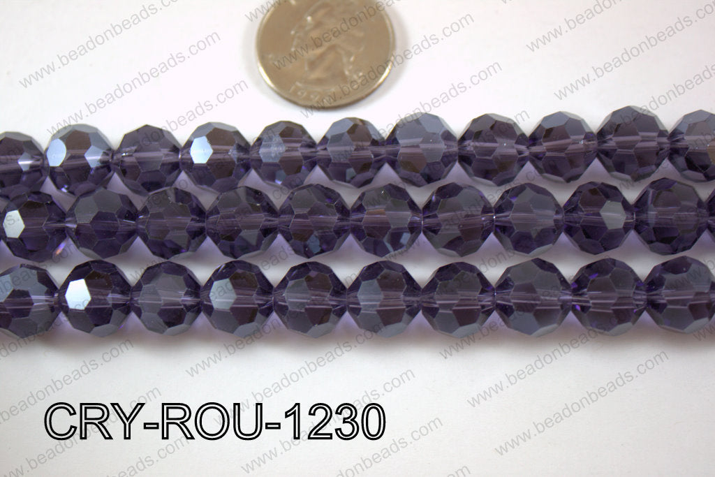 Angelic Crystal Round Faceted 32cut 12mm CRY-ROU-1230