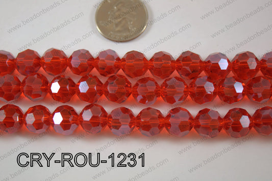 Angelic Crystal Round Faceted 32cut 12mm CRY-ROU-1231