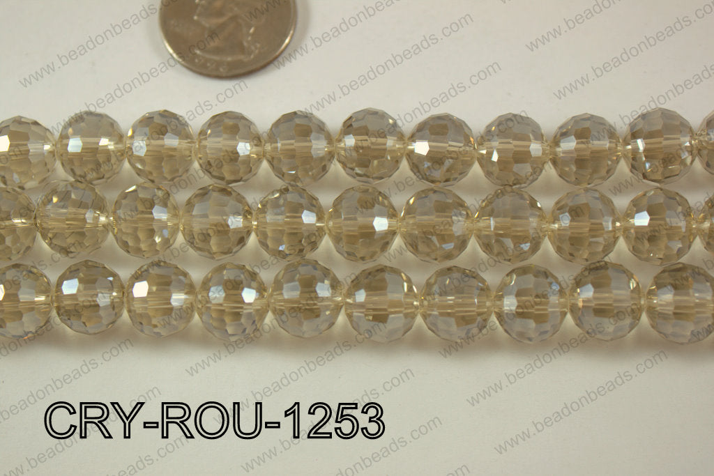 Angelic Crystal Round Faceted 96cut 12mm CRY-ROU-1253