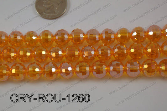 Angelic Crystal Round Faceted 96cut 12mm CRY-ROU-1260