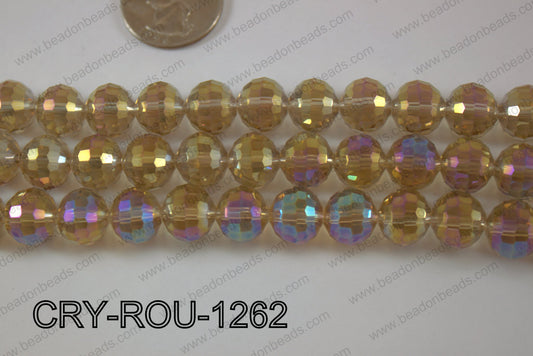 Angelic Crystal Round Faceted 96cut 12mm CRY-ROU-1262