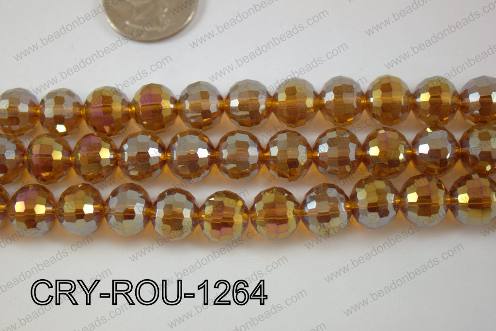 Angelic Crystal Round Faceted 96cut 12mm CRY-ROU-1264