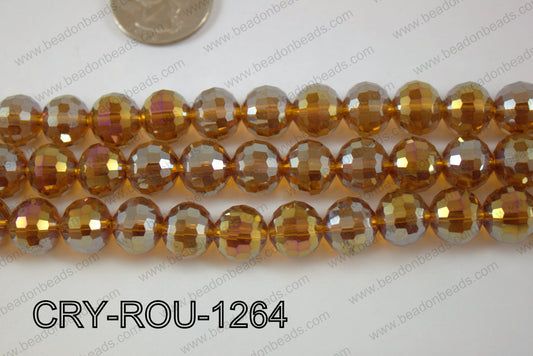 Angelic Crystal Round Faceted 96cut 12mm CRY-ROU-1264