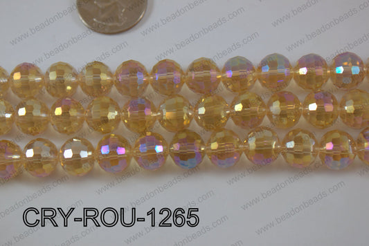 Angelic Crystal Round Faceted 96cut 12mm CRY-ROU-1265