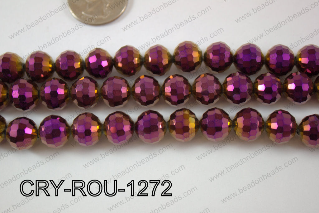 Angelic Crystal Round Faceted 96cut 12mm CRY-ROU-1272