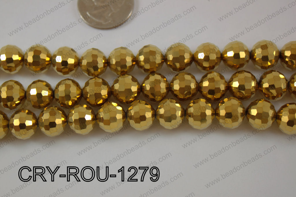 Angelic Crystal Round Faceted 96cut 12mm CRY-ROU-1279