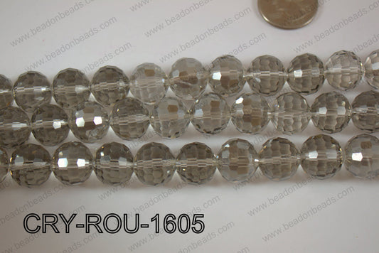Angelic Crystal Round Faceted 15mm CRY-ROU-1605