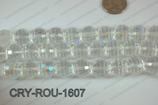Angelic Crystal Round Faceted 15mm CRY-ROU-1607