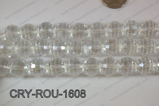 Angelic Crystal Round Faceted 15mm CRY-ROU-1608