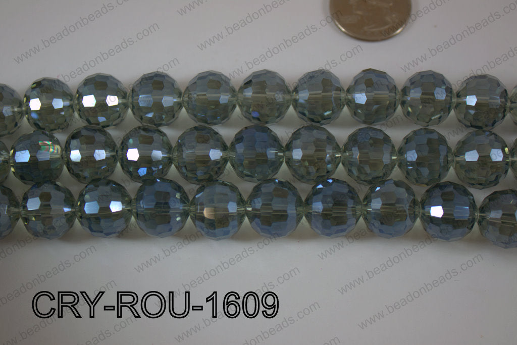 Angelic Crystal Round Faceted 15mm CRY-ROU-1609