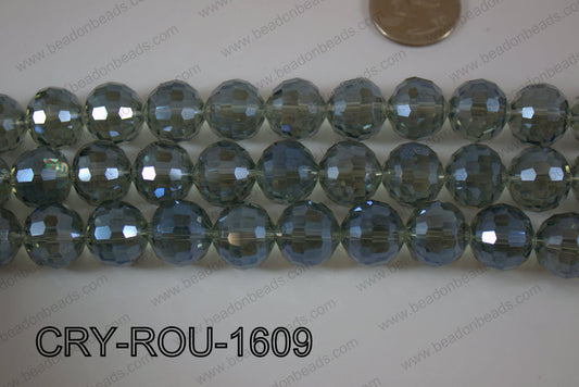 Angelic Crystal Round Faceted 15mm CRY-ROU-1609