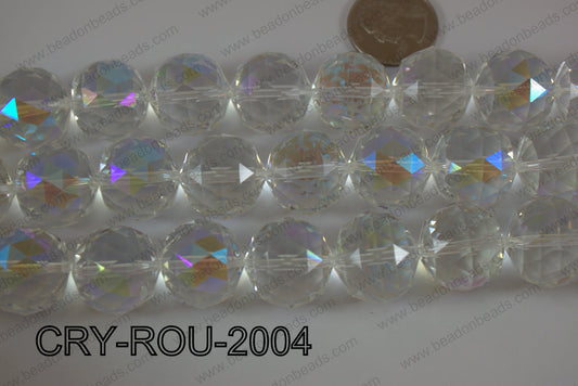 Angelic Crystal Round Faceted 20mm CRY-ROU-2004