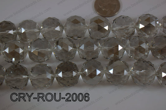Angelic Crystal Round Faceted 20mm CRY-ROU-2006