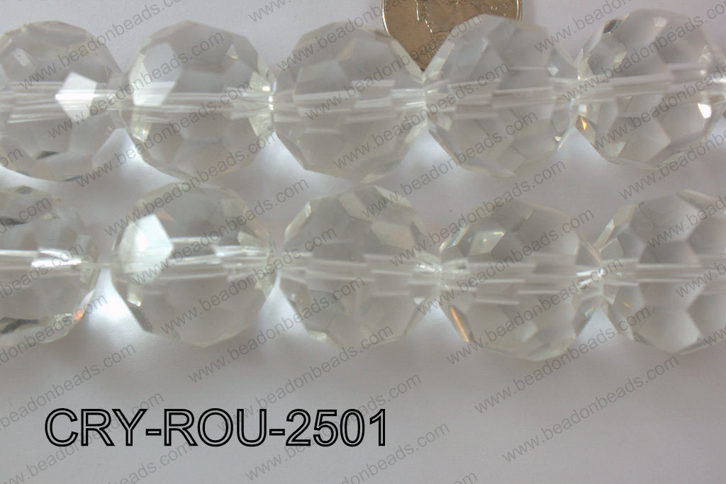 Angelic Crystals Round 32 cut 25mm CRY-ROU-2501