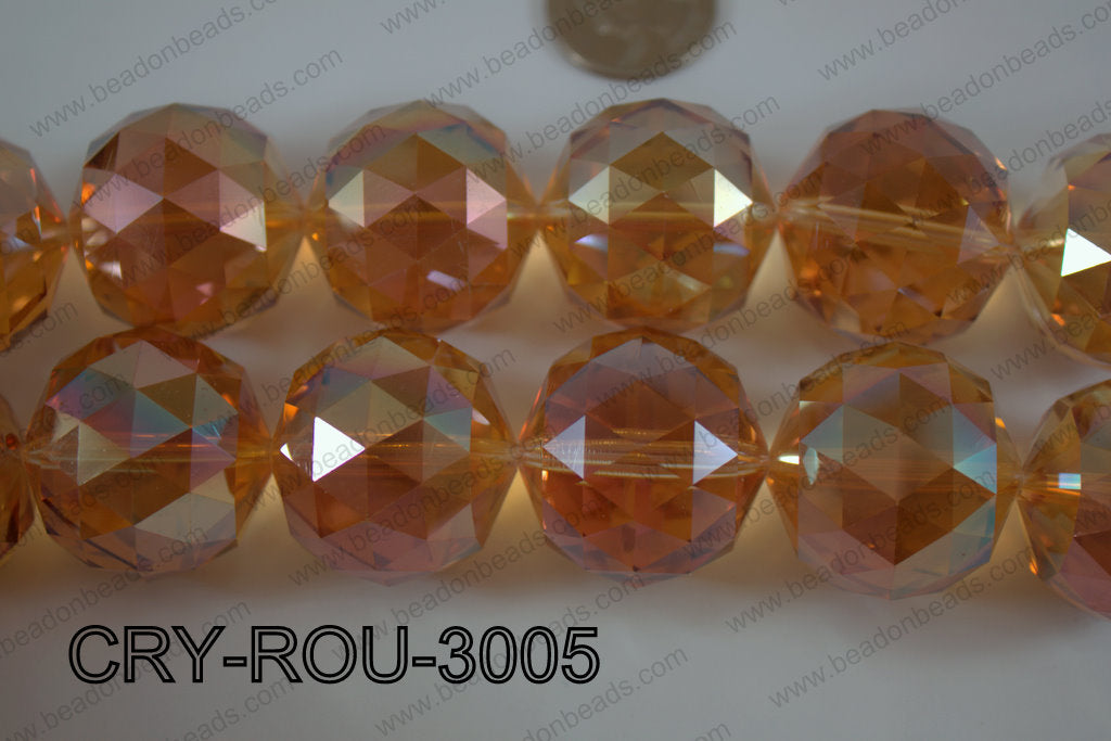 Angelic Crystal Round Faceted 30mm CRY-ROU-3005