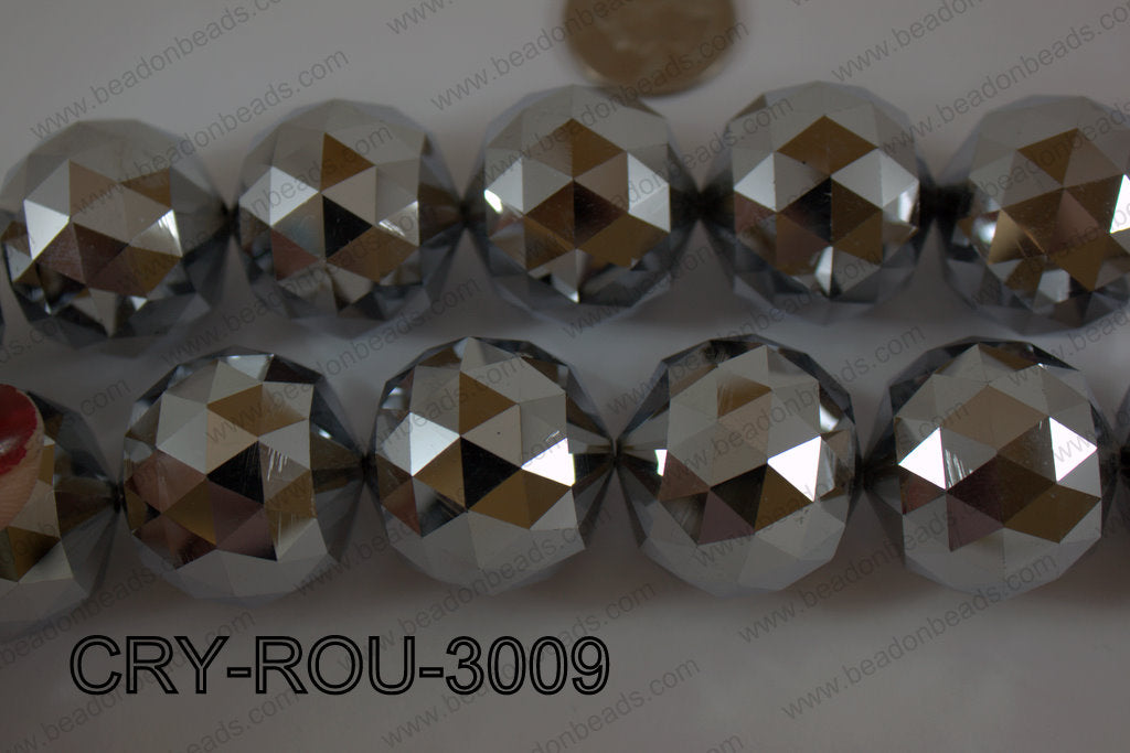 Angelic Crystal Round Faceted 30mm CRY-ROU-3009