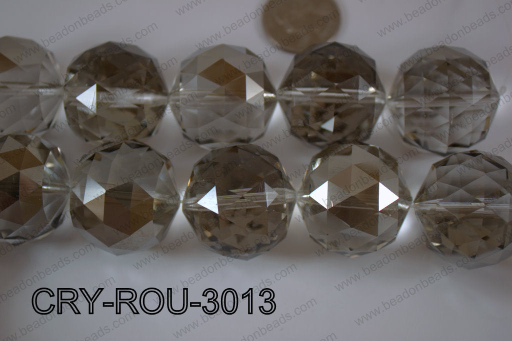 Angelic Crystal Round Faceted 30mm CRY-ROU-3013