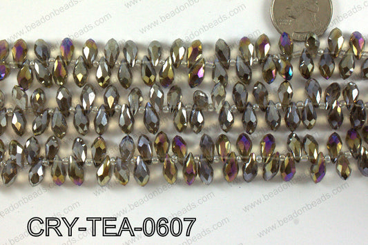 Top drilled teardrop crystals 6x12mm CRY-TEA-0607