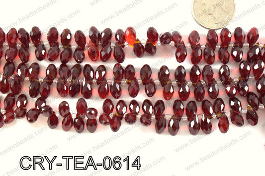 Top drilled teardrop crystals 6x12mm CRY-TEA-0614