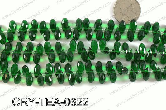 Top drilled teardrop crystals 6x12mm CRY-TEA-0622