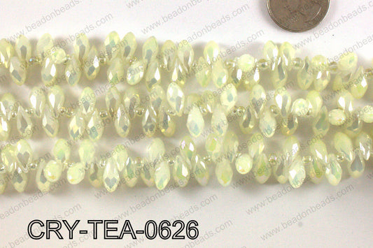 Top drilled teardrop crystals 6x12mm CRY-TEA-0626