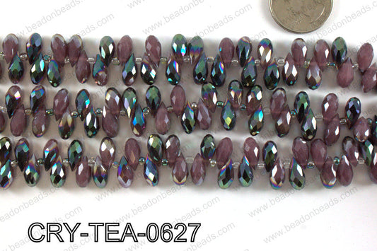 Top drilled teardrop crystals 6x12mm CRY-TEA-0627