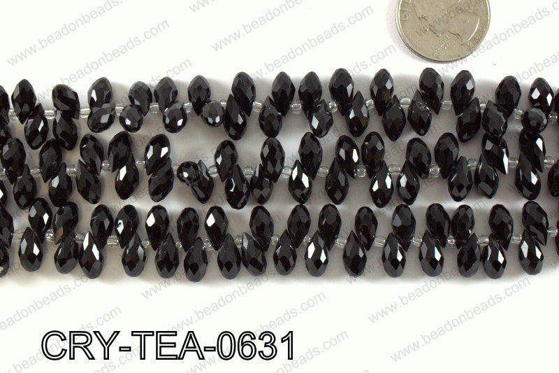 Top drilled teardrop crystals 6x12mm CRY-TEA-0631