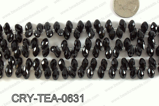 Top drilled teardrop crystals 6x12mm CRY-TEA-0631