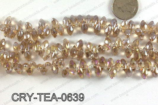 Top drilled teardrop crystals 6x12mm CRY-TEA-0639