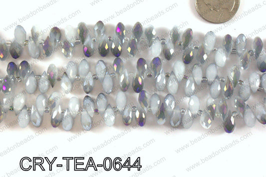 Top drilled teardrop crystals 6x12mm CRY-TEA-0644
