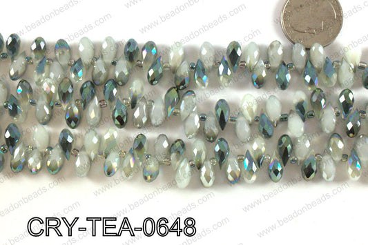 Top drilled teardrop crystals 6x12mm CRY-TEA-0648