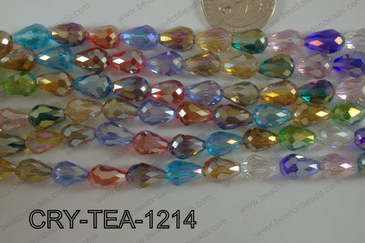 Angelic Crystal Tear Drop 12x8mm CRY-TEA-1214