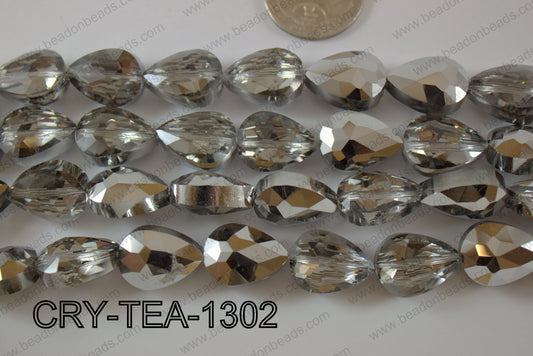 Angelic Crystal Teardrop Flat 13x18mm CRY-TEA-1302