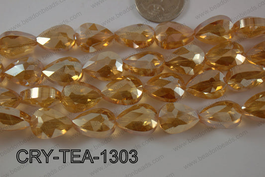 Angelic Crystal Teardrop Flat 13x18mm CRY-TEA-1303
