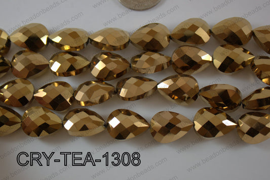 Angelic Crystal Teardrop Flat 13x18mm CRY-TEA-1308