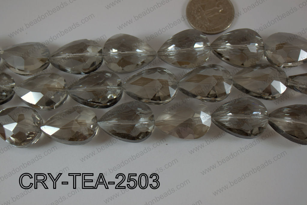 Angelic Crystal Teardrop Faceted 18x25mm CRY-TEA-2503