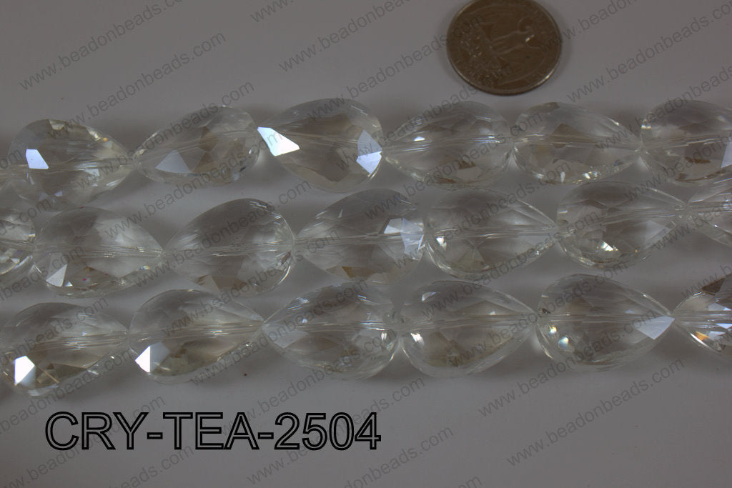 Angelic Crystal Teardrop Faceted 18x25mm CRY-TEA-2504