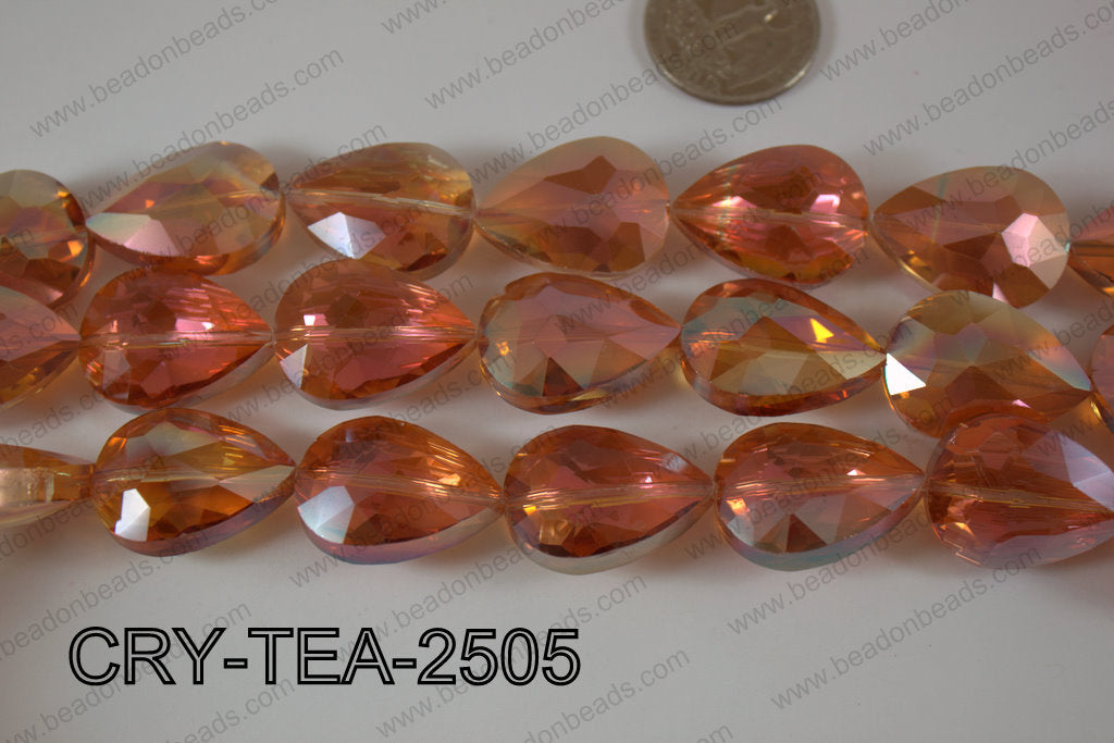 Angelic Crystal Teardrop Faceted 18x25mm CRY-TEA-2505